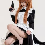 柒柒_Lust77《新世纪福音战士 明日香·战斗女仆》主题写真：68张全套美图