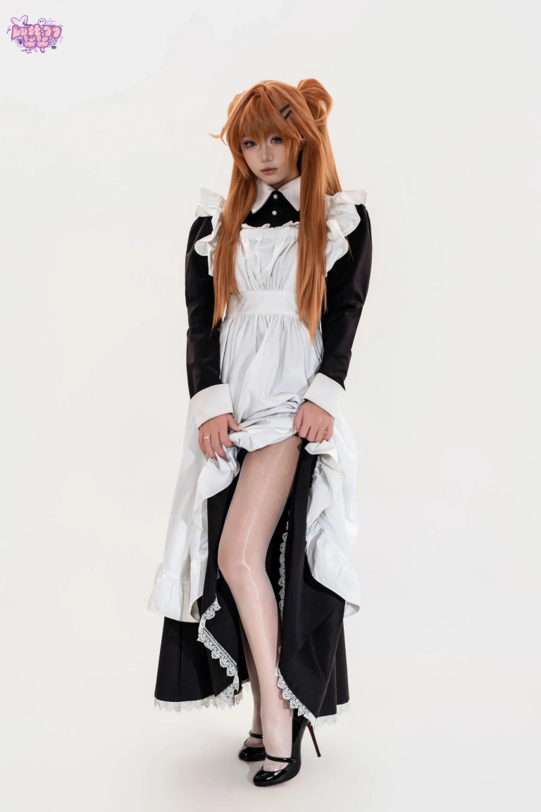 柒柒_Lust77《新世纪福音战士 明日香·战斗女仆》主题写真：68张全套美图