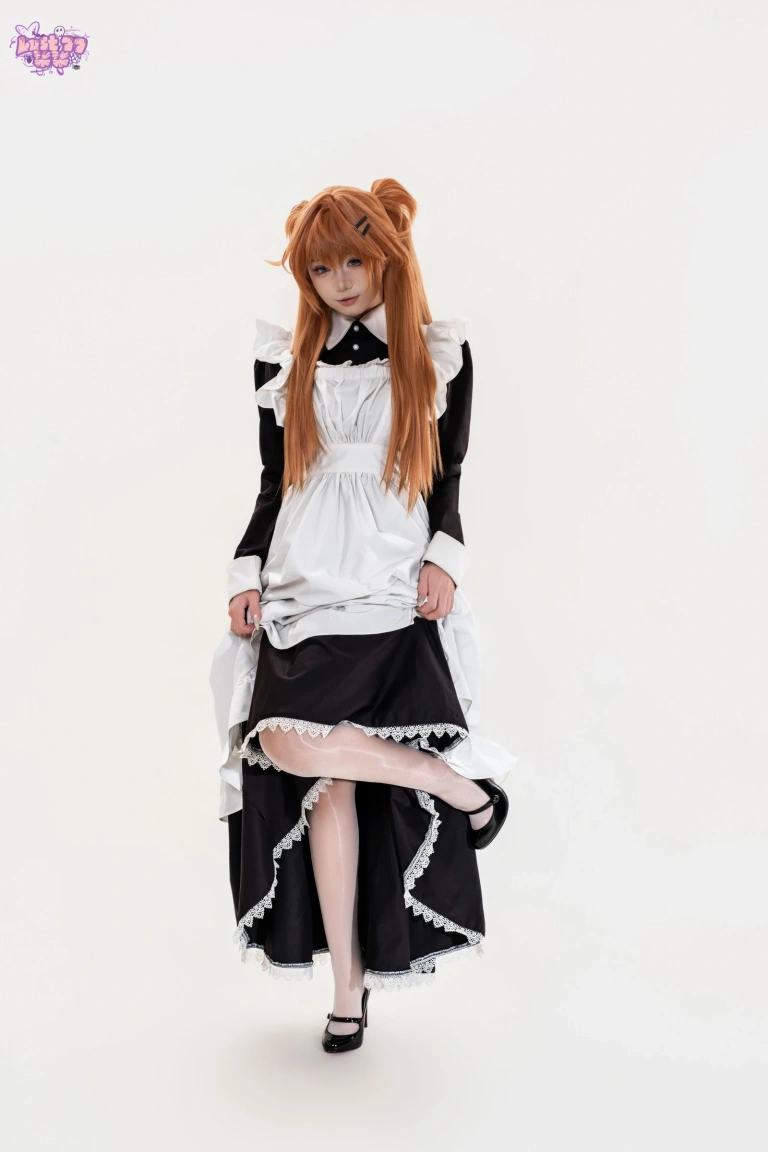 柒柒_Lust77《新世纪福音战士 明日香·战斗女仆》主题写真：68张全套美图