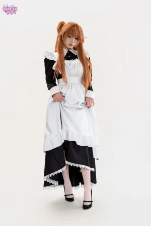 柒柒_Lust77《新世纪福音战士 明日香·战斗女仆》主题写真：68张全套美图