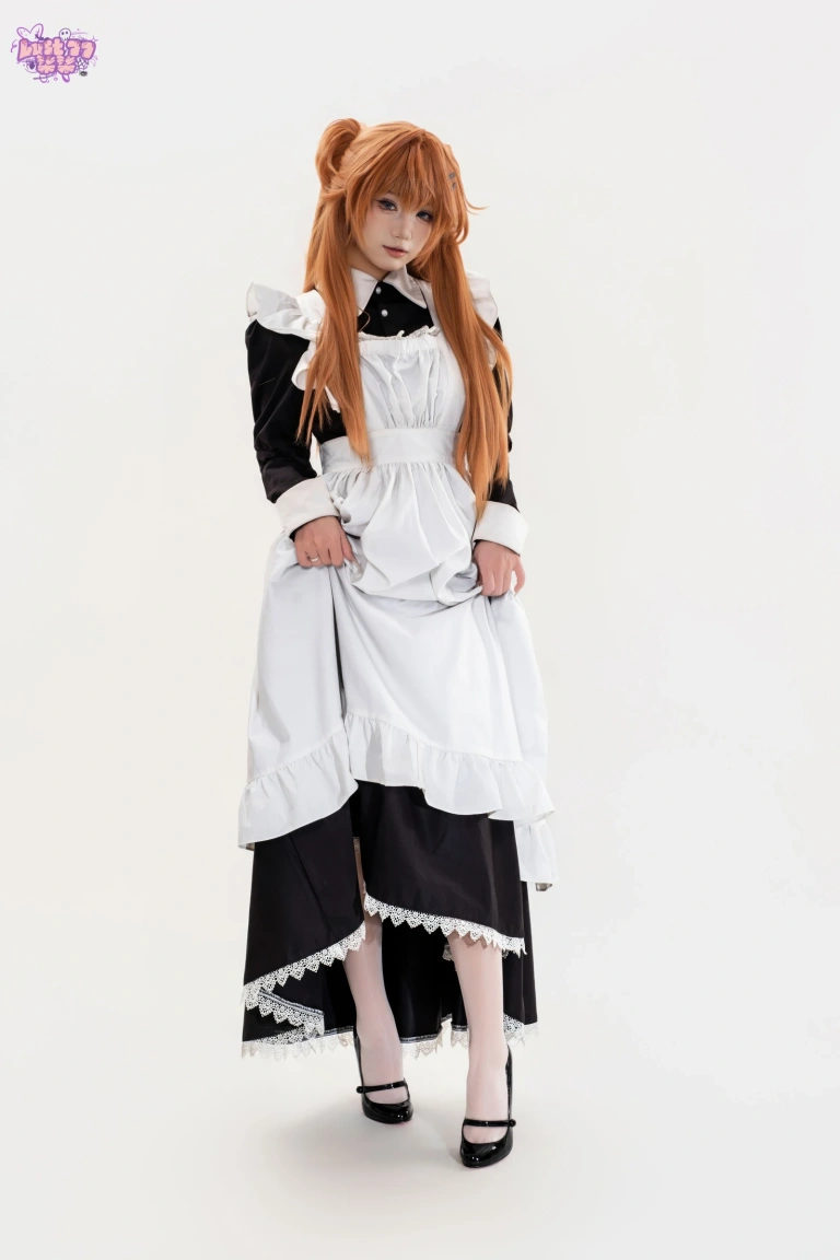 柒柒_Lust77《新世纪福音战士 明日香·战斗女仆》主题写真：68张全套美图