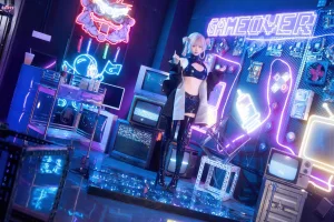 柒柒_Lust77《彻夜之歌 常服七草荠》主题写真：41张全套美图