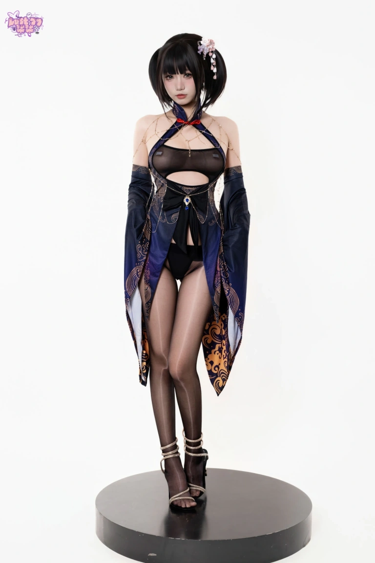 柒柒_Lust77《紫电》主题写真：69张全套美图