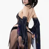 柒柒_Lust77《紫电》主题写真：69张全套美图