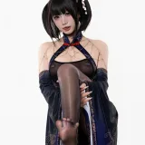 柒柒_Lust77《紫电》主题写真：69张全套美图