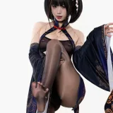 柒柒_Lust77《紫电》主题写真：69张全套美图
