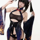 柒柒_Lust77《紫电》主题写真：69张全套美图