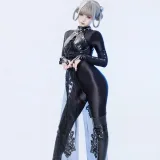 柒柒_Lust77《黑靡烟旗袍》主题写真：108张全套美图，含2个视频