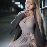 柒柒_Lust77《灰姑娘·辛德瑞拉同人晚礼裙》主题写真：97张全套美图