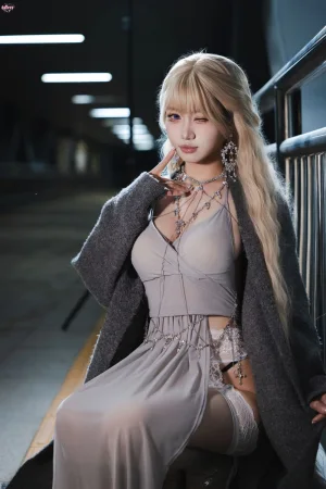柒柒_Lust77《灰姑娘·辛德瑞拉同人晚礼裙》主题写真：97张全套美图