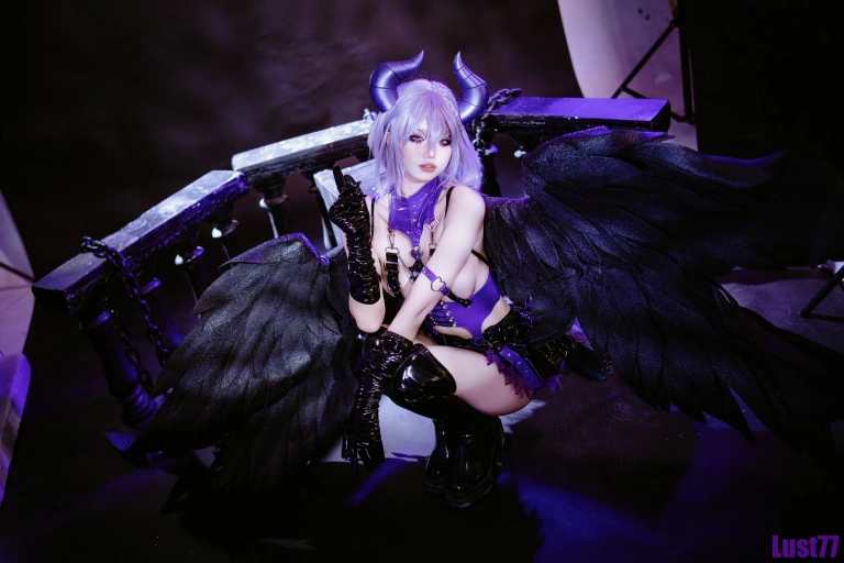 柒柒_Lust77《堕天使之歌》主题写真：83张全套美图