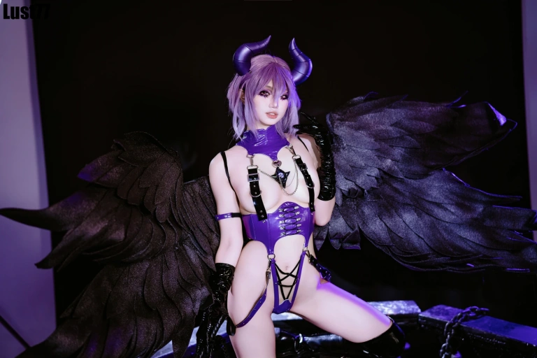 柒柒_Lust77《堕天使之歌》主题写真：83张全套美图