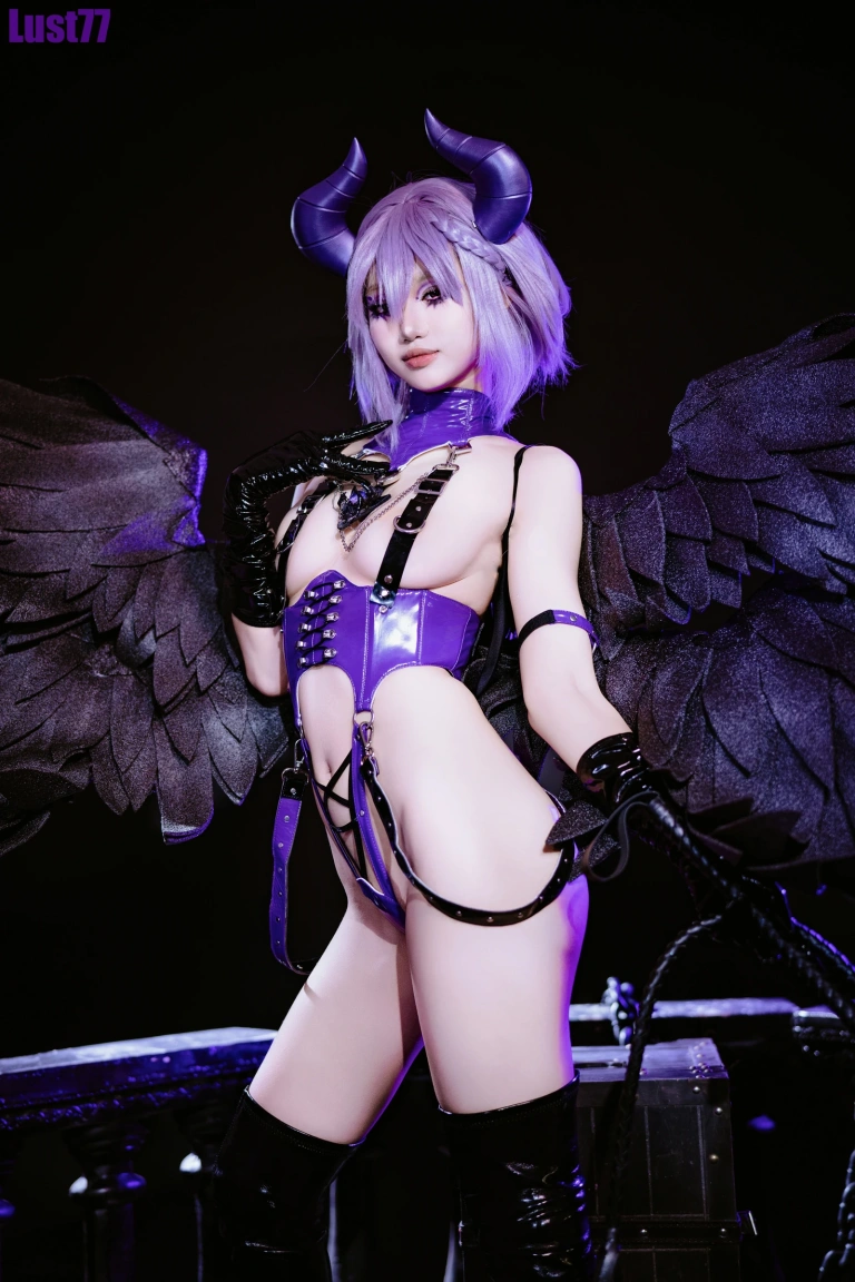 柒柒_Lust77《堕天使之歌》主题写真：83张全套美图
