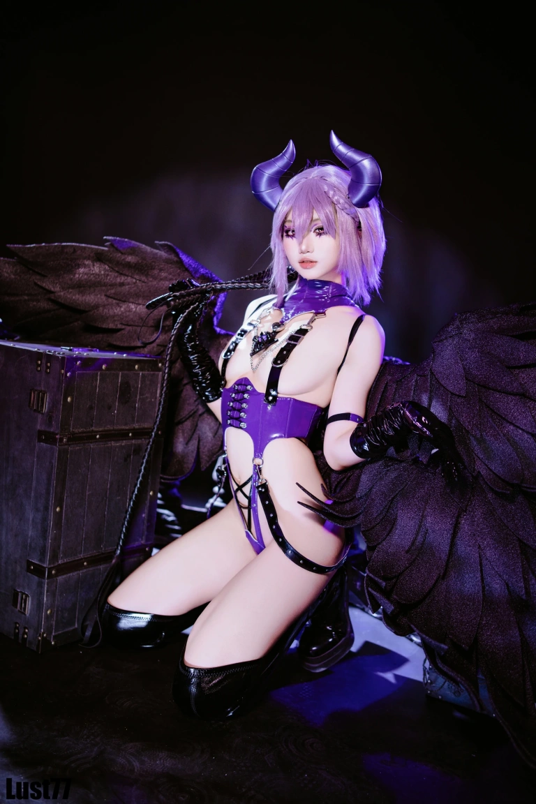 柒柒_Lust77《堕天使之歌》主题写真：83张全套美图