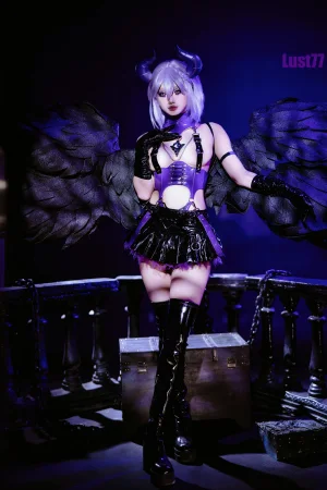 柒柒_Lust77《堕天使之歌》主题写真：83张全套美图