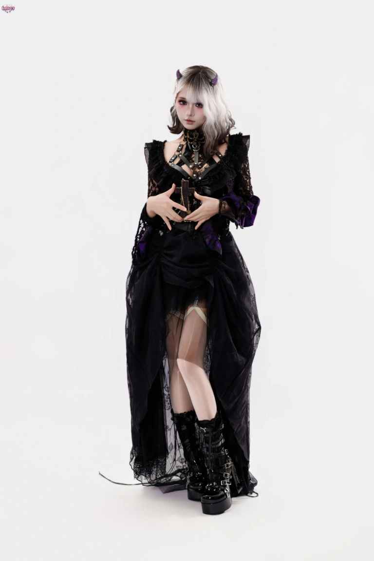 柒柒_Lust77《魔女盛宴》主题写真：138张全套美图