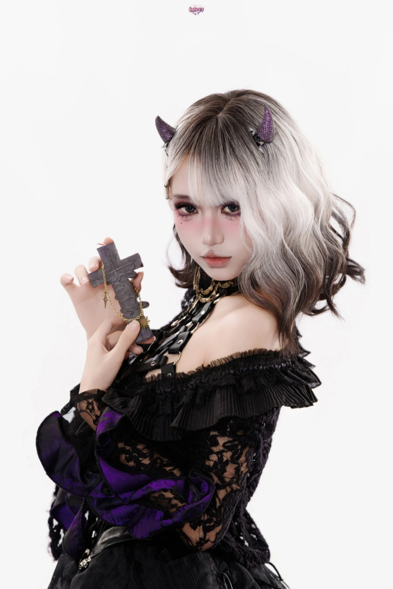 柒柒_Lust77《魔女盛宴》主题写真：138张全套美图