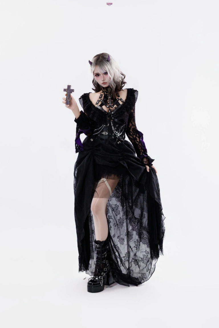 柒柒_Lust77《魔女盛宴》主题写真：138张全套美图