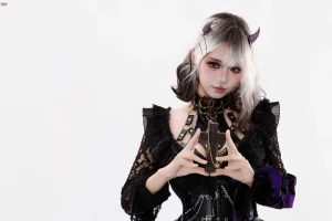 柒柒_Lust77《魔女盛宴》主题写真：138张全套美图
