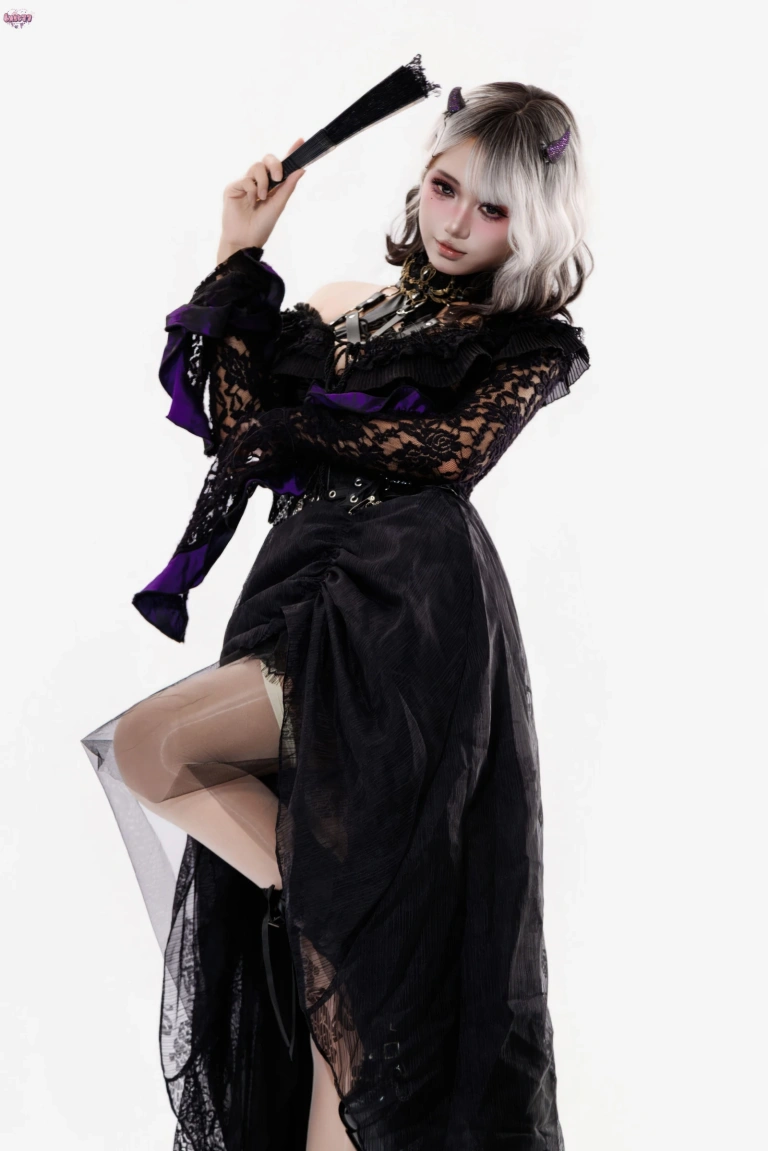 柒柒_Lust77《魔女盛宴》主题写真：138张全套美图