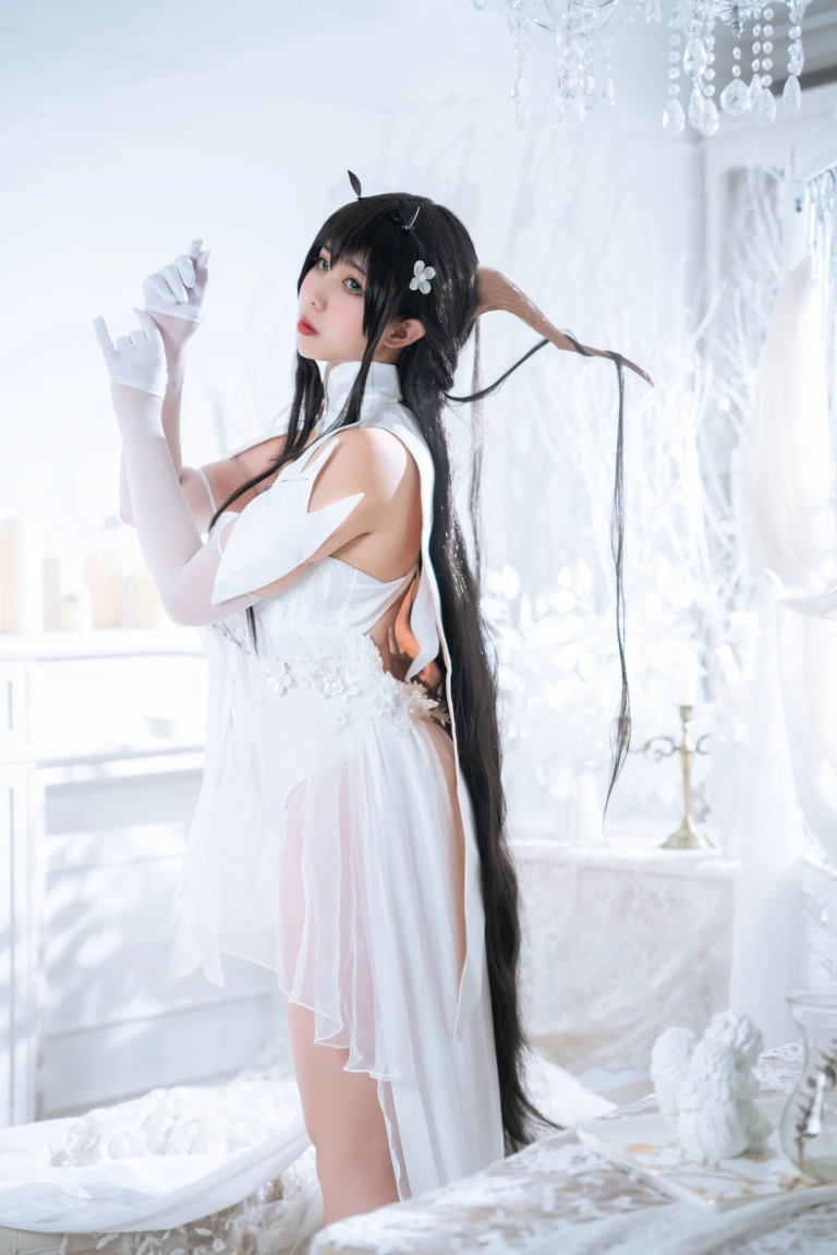 Meroko_魅瞳《碧蓝航线 不挠》主题写真：53张全套美图