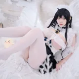 Meroko_魅瞳《碧蓝航线 不挠女仆没干劲的小姐姐》主题写真：53张全套美图