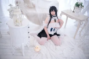 Meroko_魅瞳《碧蓝航线 不挠女仆没干劲的小姐姐》主题写真：53张全套美图