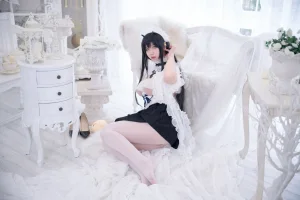 Meroko_魅瞳《碧蓝航线 不挠女仆没干劲的小姐姐》主题写真：53张全套美图