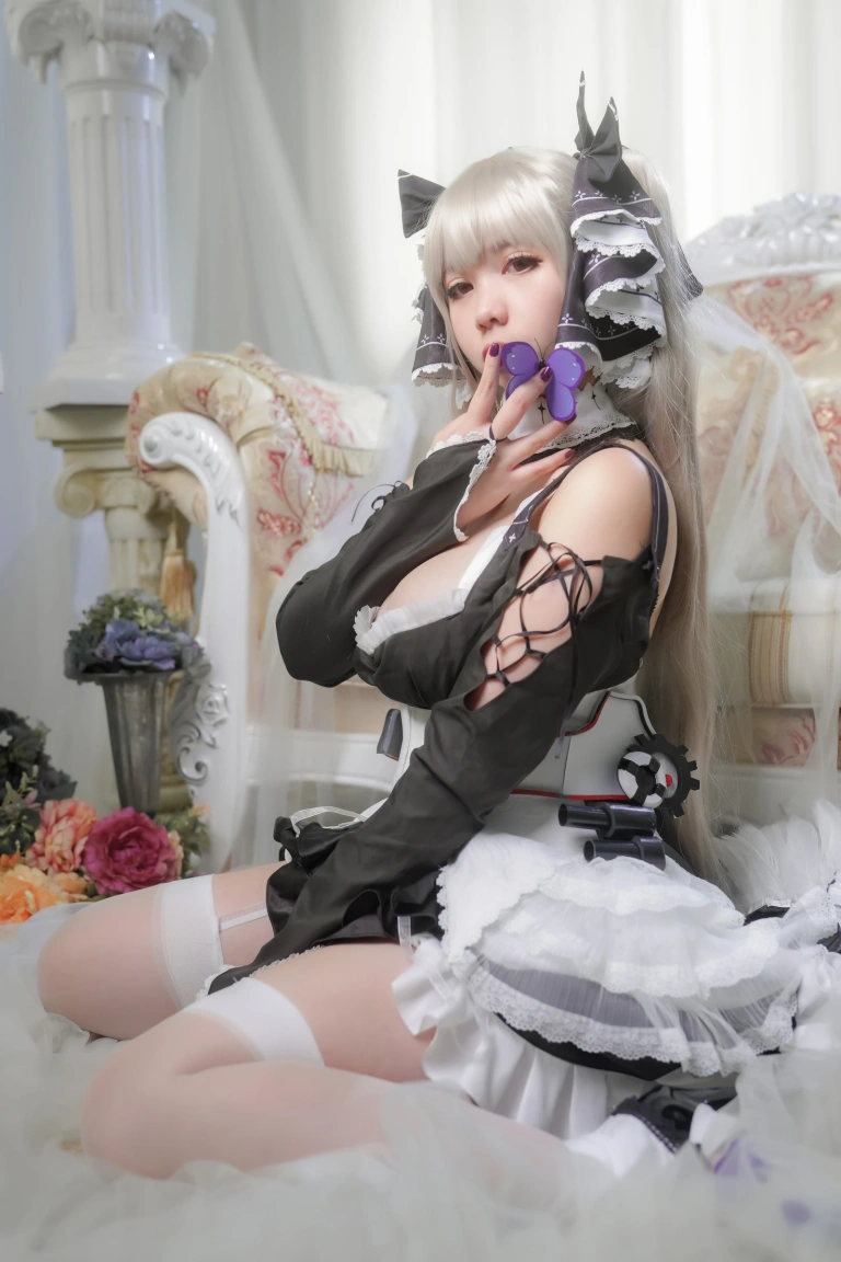 Meroko_魅瞳《碧蓝航线 可畏》主题写真：26张全套美图