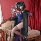 Meroko_魅瞳《柴郡旗袍》主题写真：33张全套美图