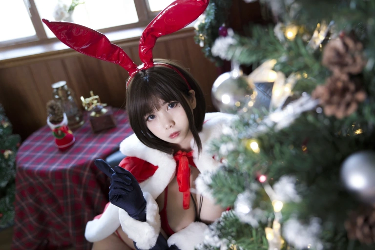 Meroko_魅瞳《魔太郎兔女郎》主题写真：24张全套美图