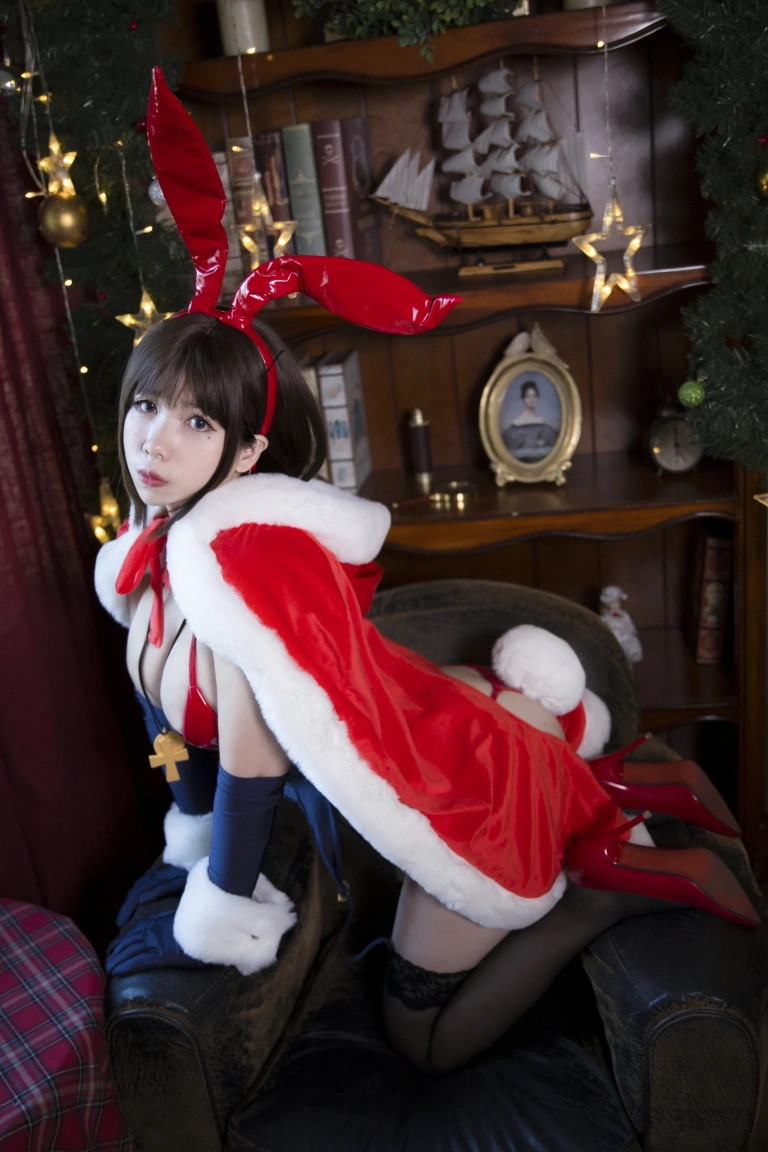 Meroko_魅瞳《魔太郎兔女郎》主题写真：24张全套美图