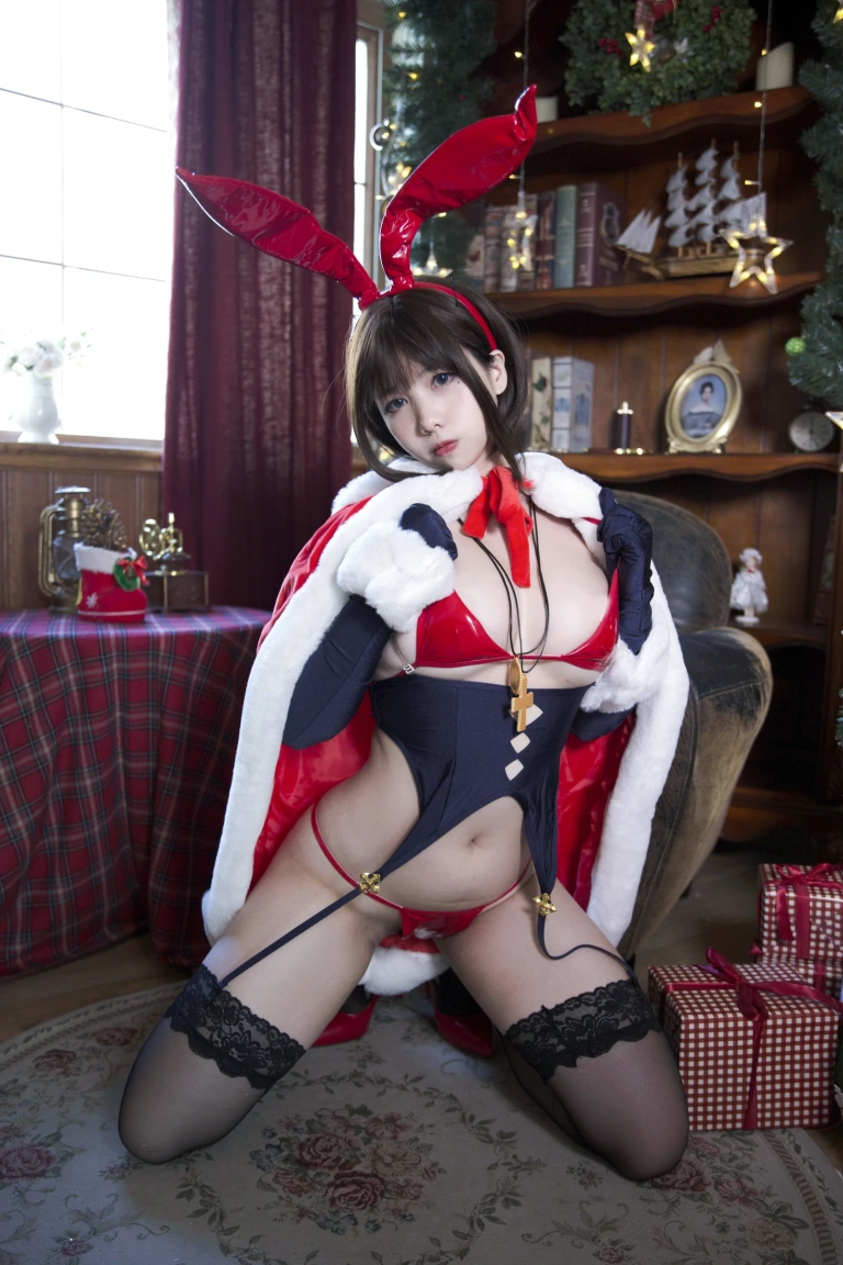 Meroko_魅瞳《魔太郎兔女郎》主题写真：24张全套美图