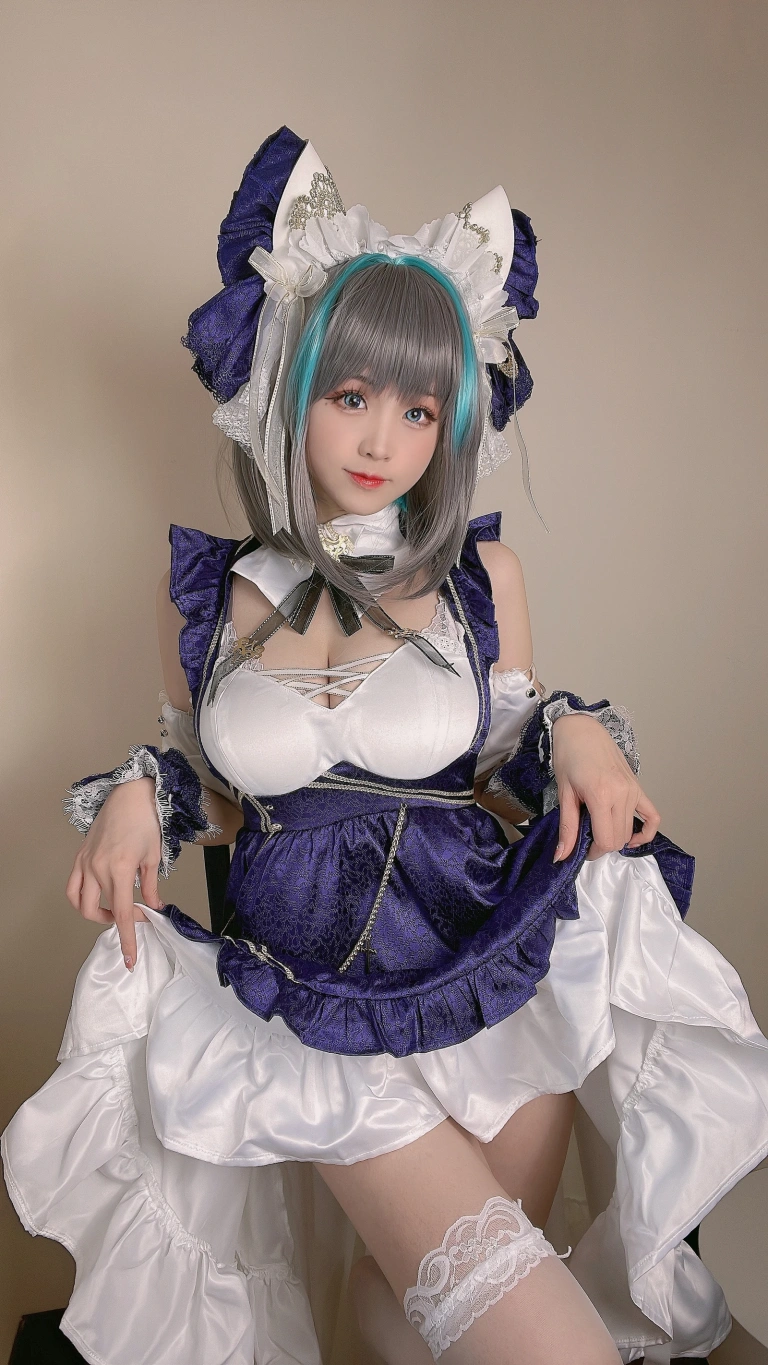 miko酱ww《柴郡猫》主题写真：16张全套美图