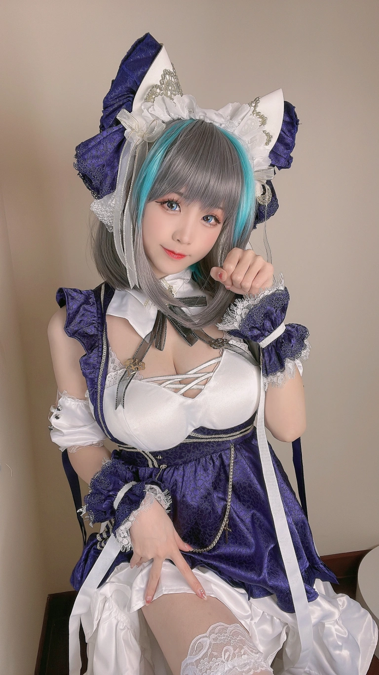 miko酱ww《柴郡猫》主题写真：16张全套美图