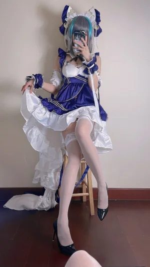 miko酱ww《柴郡猫》主题写真：16张全套美图