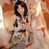 miko酱ww《永劫无间 胡桃》主题写真：44张全套美图