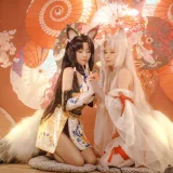 miko酱ww《永劫无间 胡桃》主题写真：44张全套美图