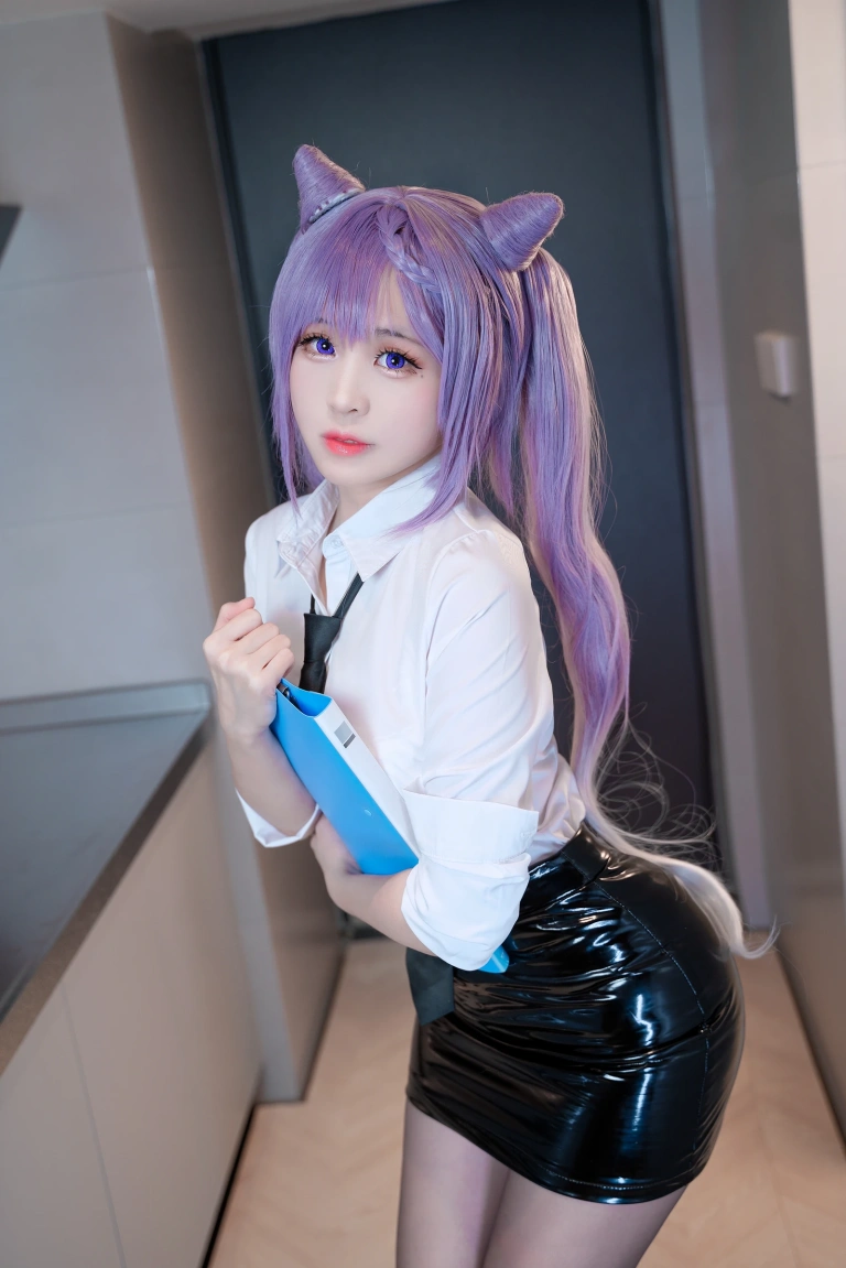 miko酱ww《刻晴》主题写真：36张全套美图