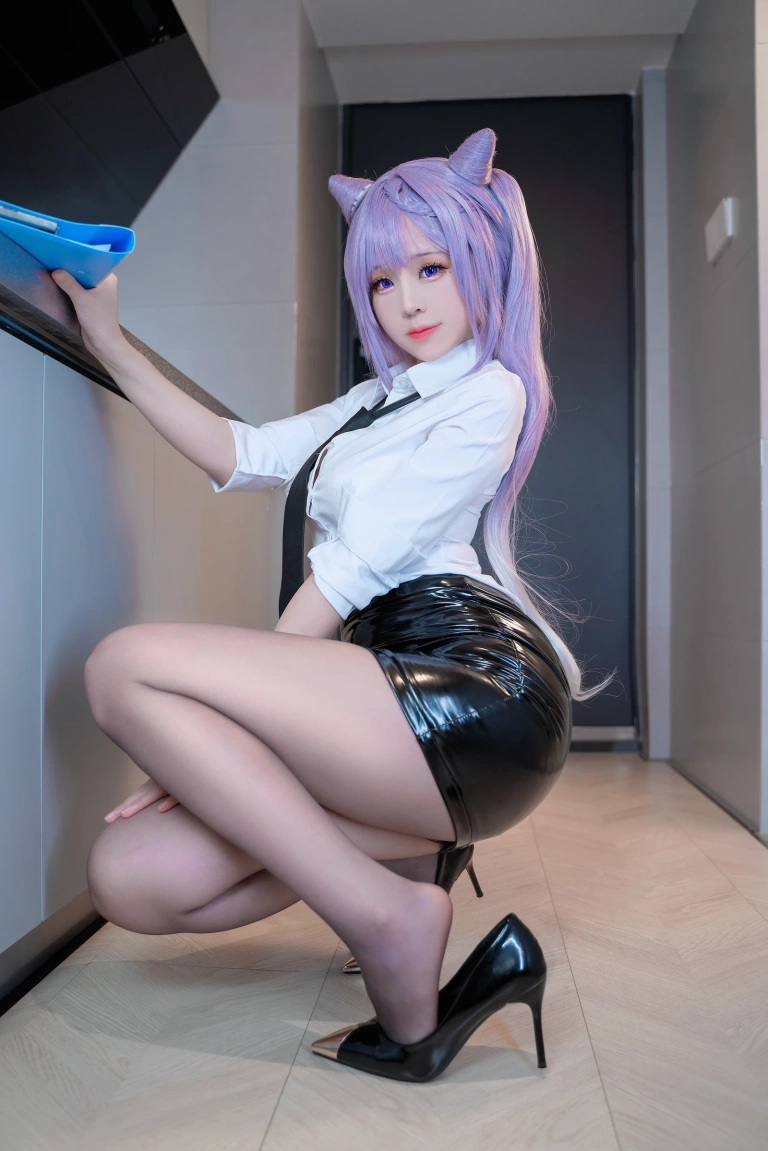 miko酱ww《刻晴》主题写真：36张全套美图