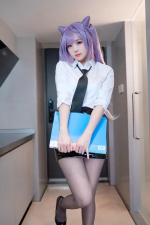 miko酱ww《刻晴》主题写真：36张全套美图