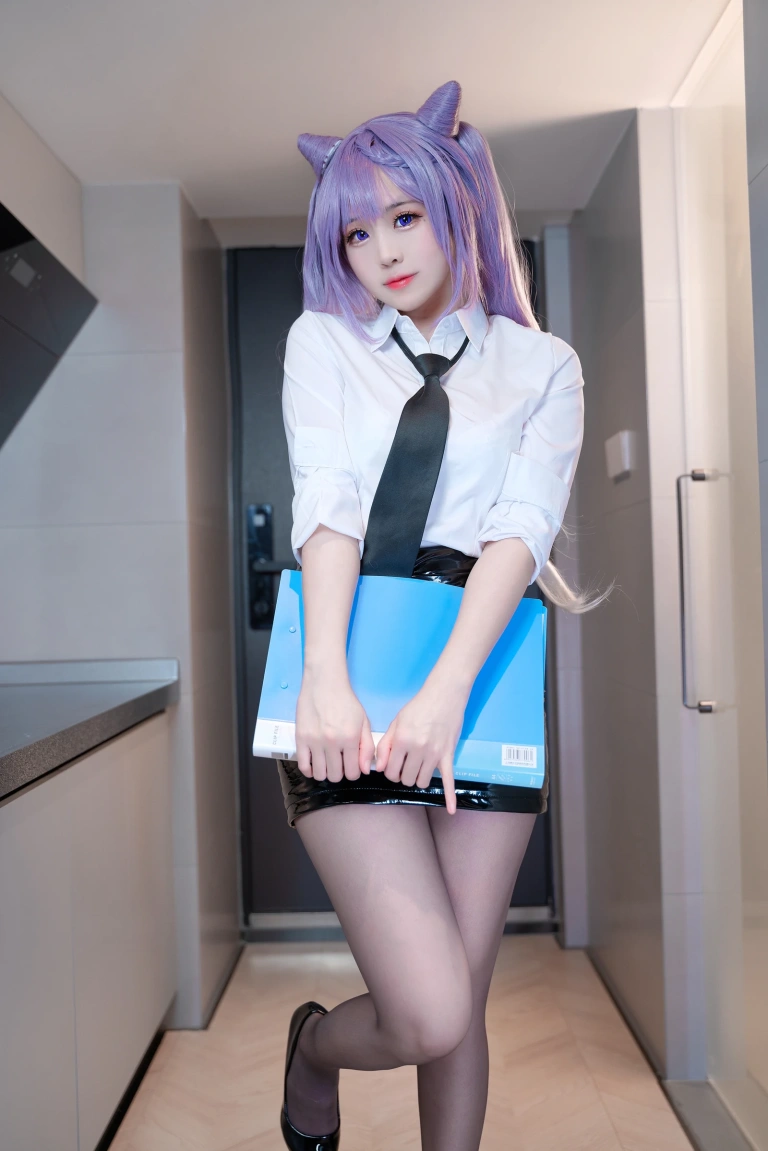 miko酱ww《刻晴》主题写真：36张全套美图