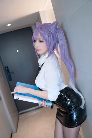 miko酱ww《刻晴》主题写真：36张全套美图