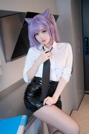 miko酱ww《刻晴》主题写真：36张全套美图
