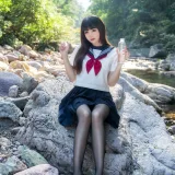 miko酱ww《mikoの小小溪流》主题写真：24张全套美图，含1个视频