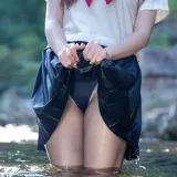 miko酱ww《mikoの小小溪流》主题写真：24张全套美图，含1个视频