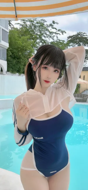 miko酱ww《泳装合集》主题写真：50张全套美图