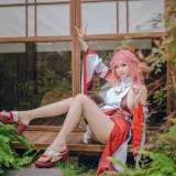 miko酱ww《八重神子》主题写真：31张全套美图