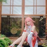 miko酱ww《八重神子》主题写真：31张全套美图