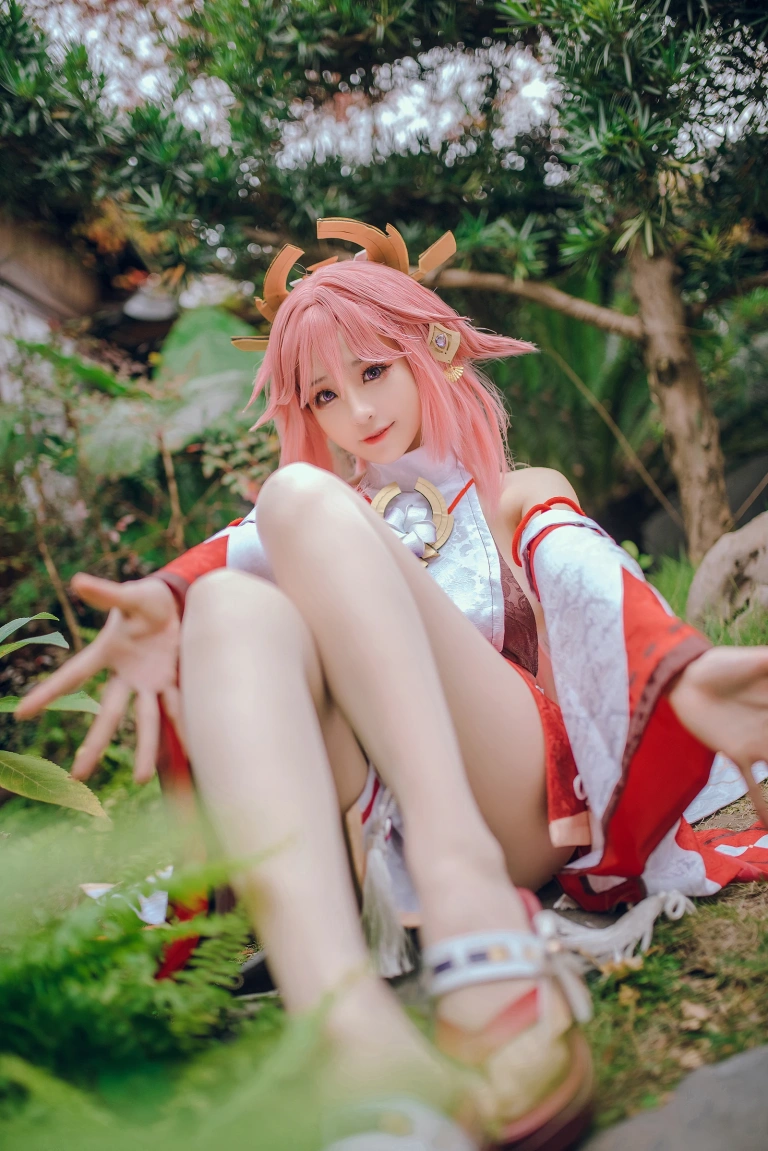 miko酱ww《八重神子》主题写真：31张全套美图